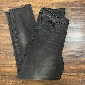 Old Navy Black Distressed Jeans